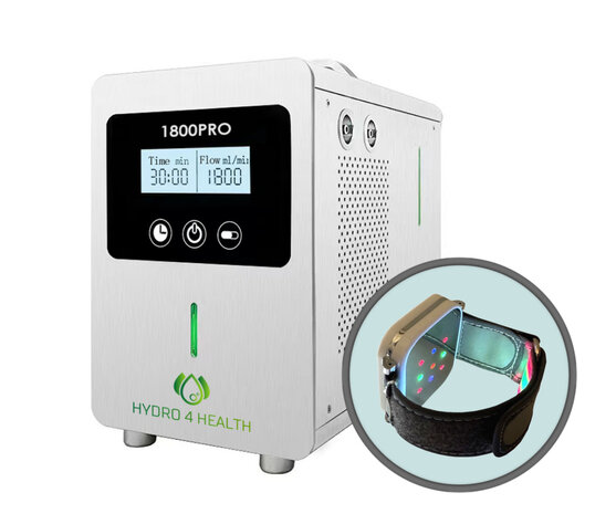 HYDRO 4 GESUNDHEIT | 1800PRO | Gerät zur Wasserstoff-Inhalationstherapie (+ATP-Armband)